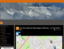 Tablet Screenshot of montagne-pyrenees.info